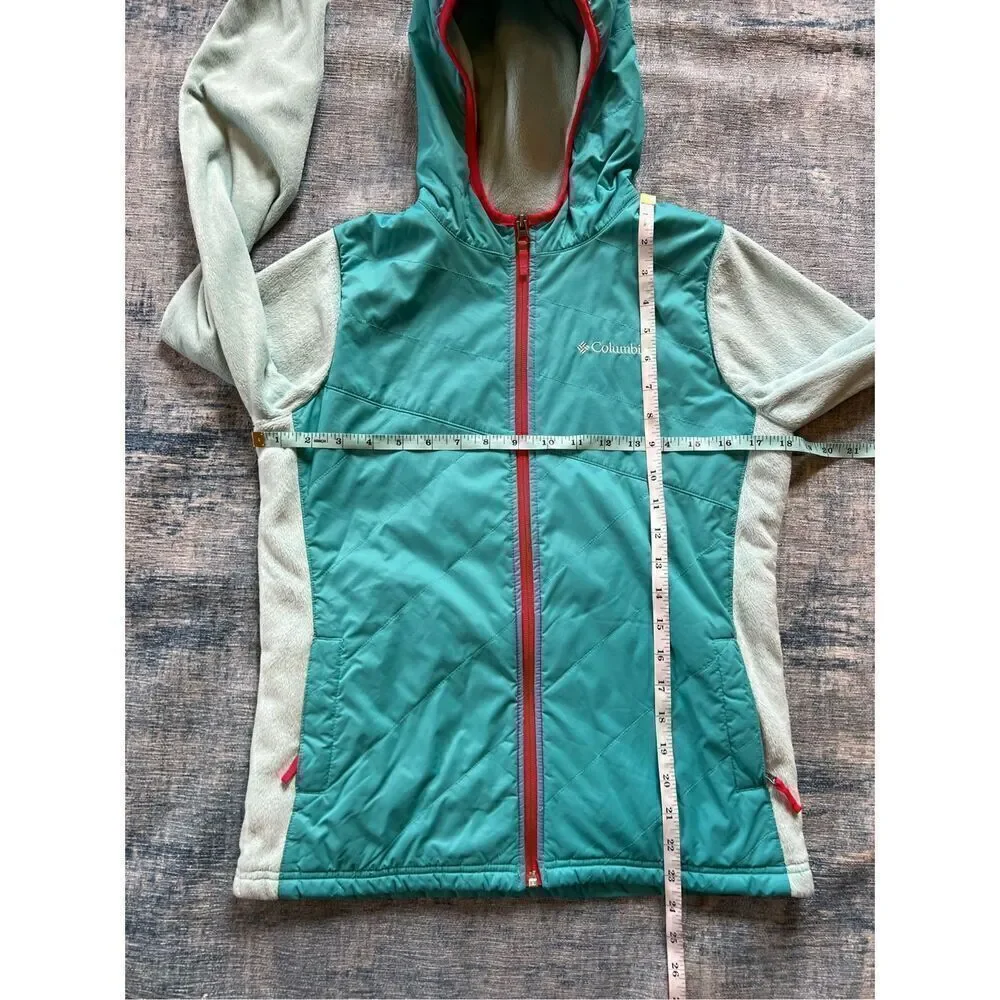 Columbia turquoise hooded